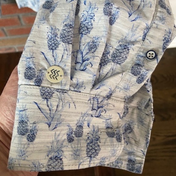 Mens Noize Pinapple Dress Shirt - Picture 7 of 7